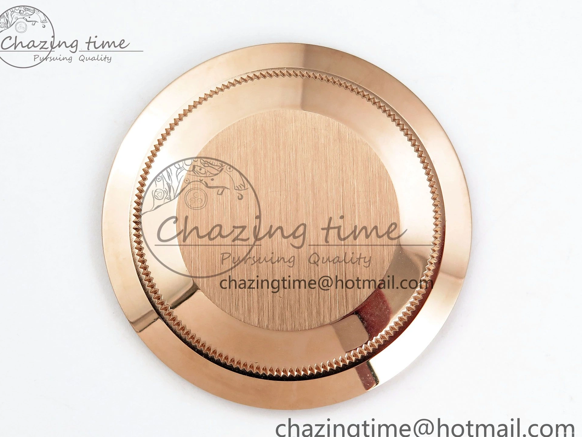 0125 SunProtective Day Date 40 RG JDF 904L Steel Brown Textured Stick Dial on President Bracelet VR3255 V3 (Gain Weight) 1359